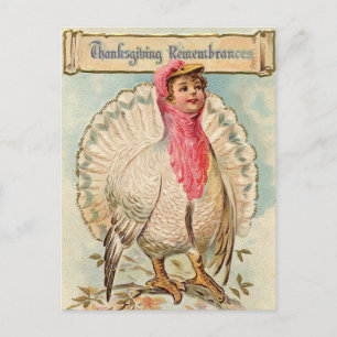 Carte postale Thanksgiving vintage