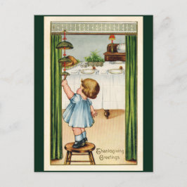 Carte postale Thanksgiving vintage