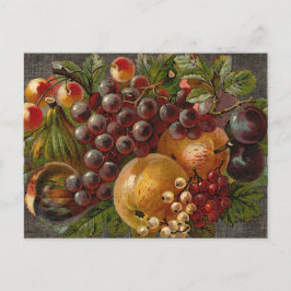 Carte postale Thanksgiving vintage Harvest