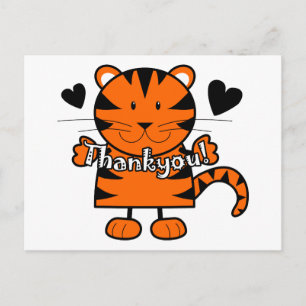 Carte Postale Thankyou Tiger