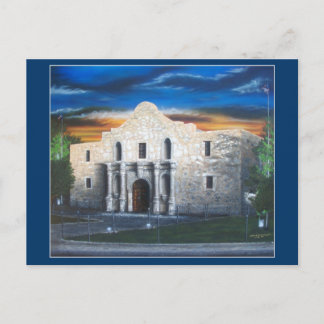 Carte Postale The Alamo Postcard