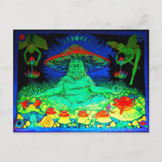 Carte postale Thé aux champignons