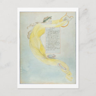 Carte Postale "The Bard", design 52 de "The Poems of Thomas Gr"