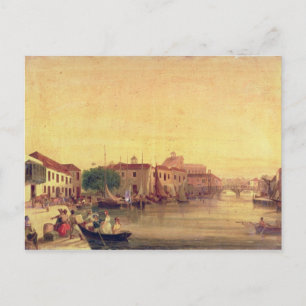 Carte Postale The Careenage, Bridgetown, Barbados, c.1848