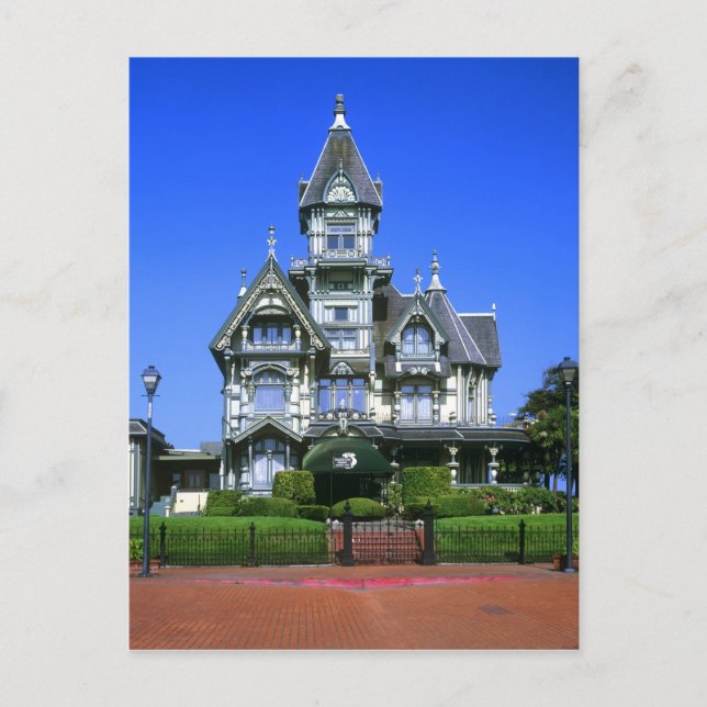 Carte Postale The Carson Mansion en Eureka, Californie (Devant)