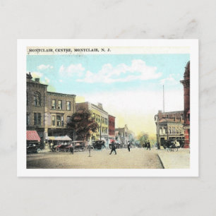 Carte Postale The Centre, Montclair, NJ 1924 Vintage