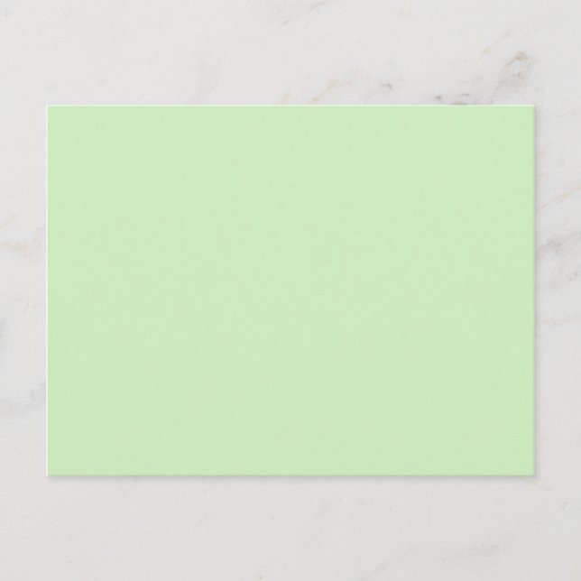 Carte Postale thé couleur vert (Devant)