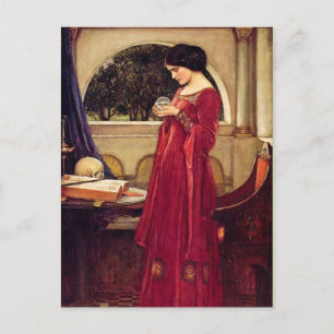 Carte Postale "The Crystal Ball" de John William Waterhouse