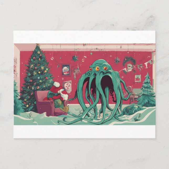 Carte Postale The Cthulhu Spirits of Christmas (Devant)
