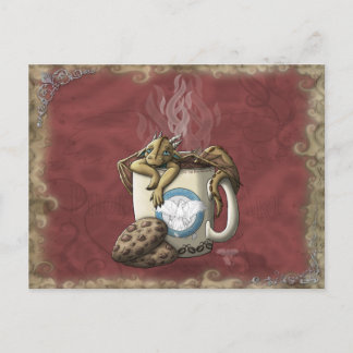 Carte Postale [Thé Cup Dragon] Café