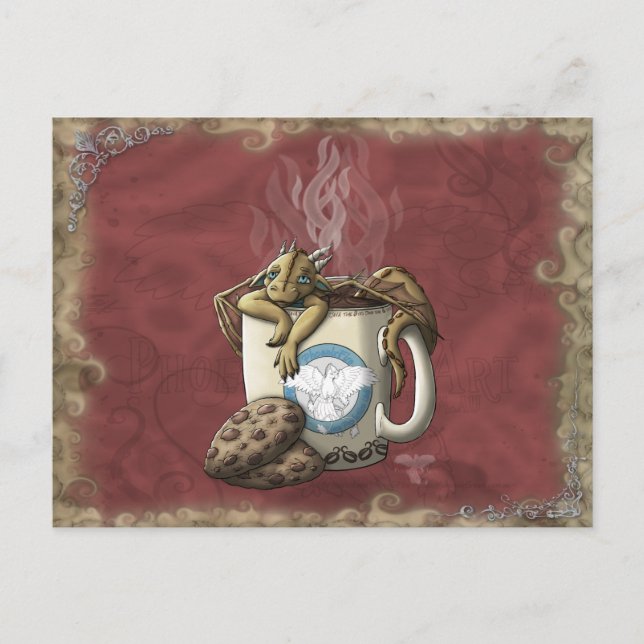 Carte Postale [Thé Cup Dragon] Café (Devant)