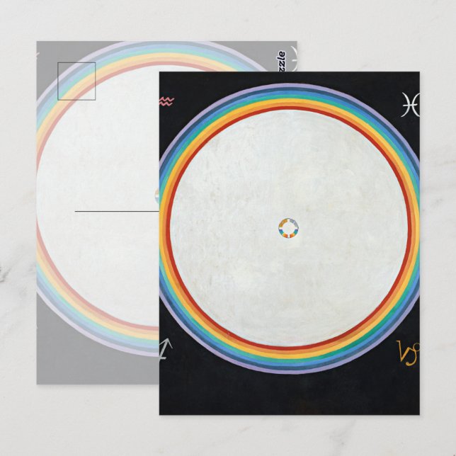 Carte Postale The Dove, No.14. par Hilma af Klint (Devant / Derrière)