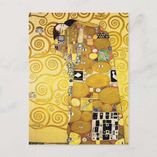 Carte Postale The Embrace (Fulfillment) de Gustav Klimt (1905) (Devant)
