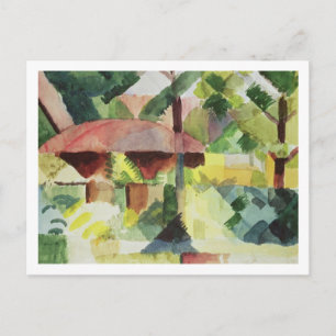 Carte Postale The Garden, 1914 (avec papier)