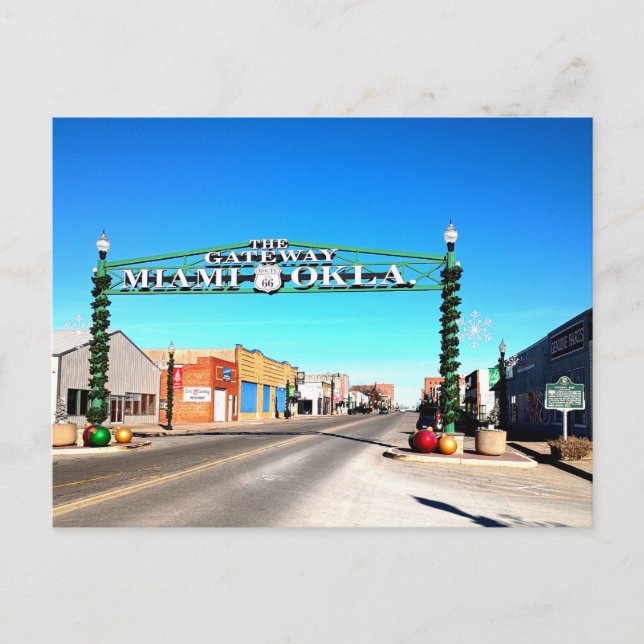 Carte Postale The Gateway: Miami, Oklahoma (Devant)