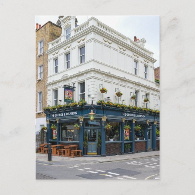 Carte Postale The George & Dragon, Fitzrovia, Londres Royaume-Un (Devant)