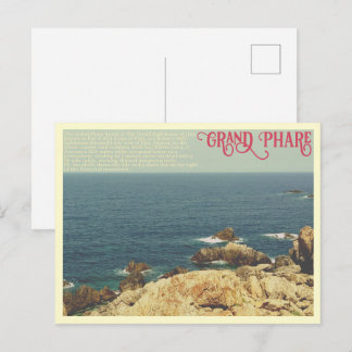 Carte Postale The Grand Phare beach shore line Jijel, Algeria