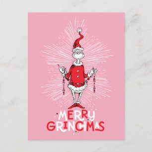 Carte Postale The Grinch Joyeux Grinchmas