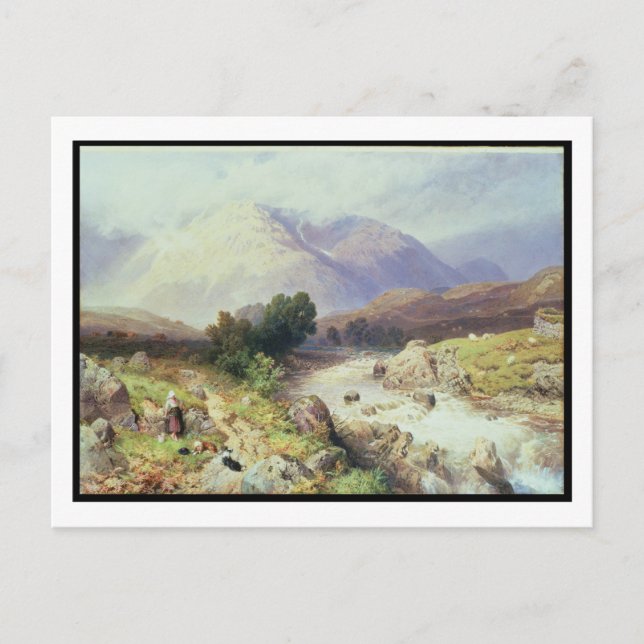 Carte Postale The Highlands, near Argyle (w/c on paper) (Devant)