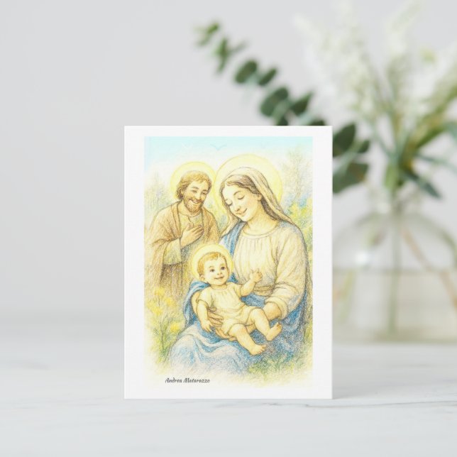 Carte Postale The Holy Family - Nativity (Debout devant)