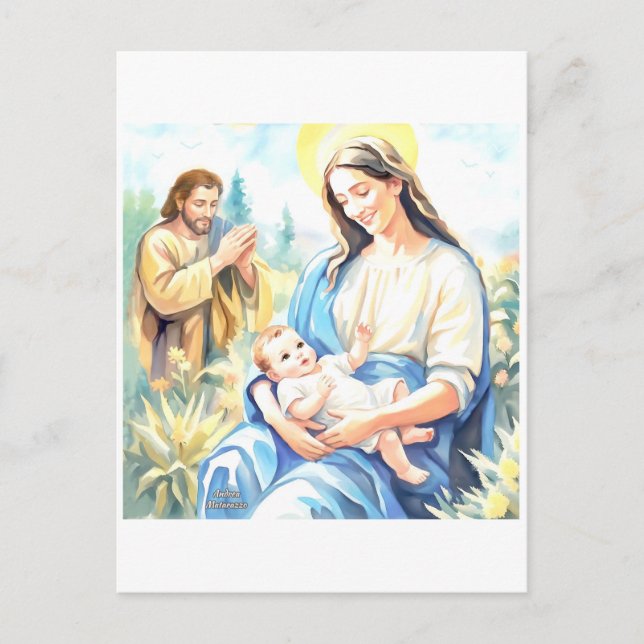 Carte Postale The Holy Family - Nativity (Devant)