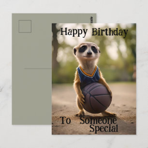 Carte Postale "The Hoop Star Baby Meerkat"