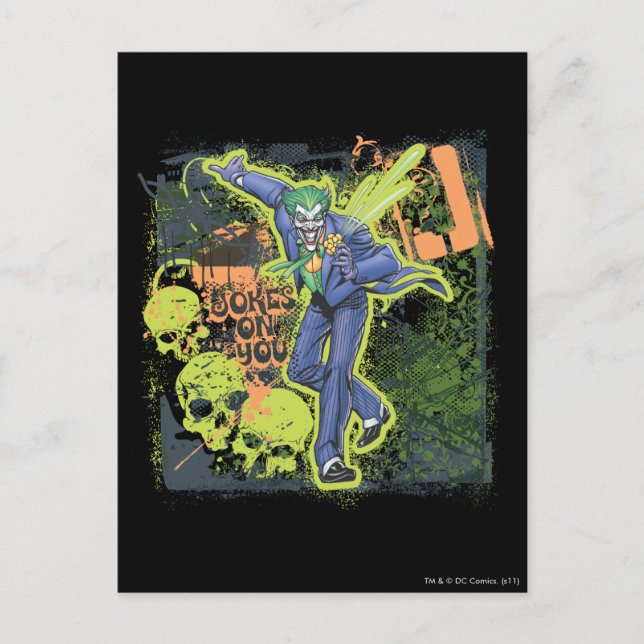 Carte Postale The Joker Collage (Devant)