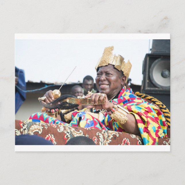 Carte Postale The king carried in triumph. (Devant)