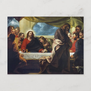 Carte Postale The Last Supper by Benjamin West