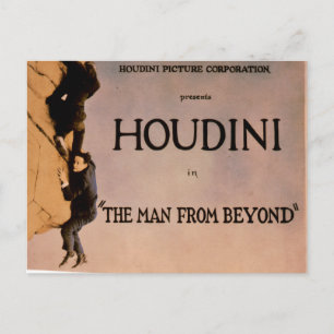 Carte Postale The Man from Beyond (film Houdini, 1922)