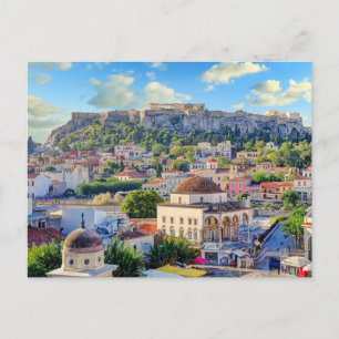 Carte Postale The Monastiraki Square of Athens with Plaka
