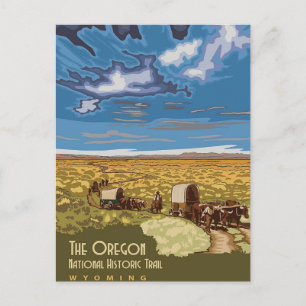 Carte Postale The Oregon National Historic Trail Wyoming
