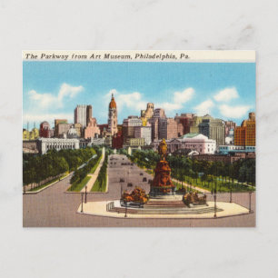 Carte Postale The Parkway, Philadelphie, Pennsylvanie