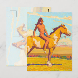 Carte Postale The Pony Boy, 1920 par Maynard Dixon