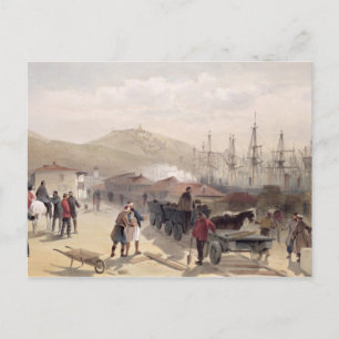 Carte Postale The Railway at Balaklava, plate from 'The Seat