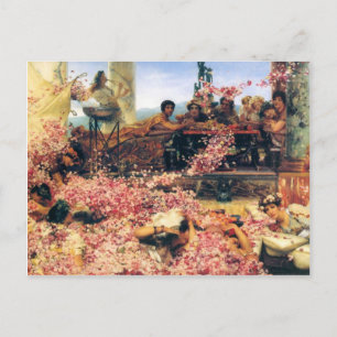 Carte Postale The Roses of Heliogabalus by Lawrence Alma-Tadema