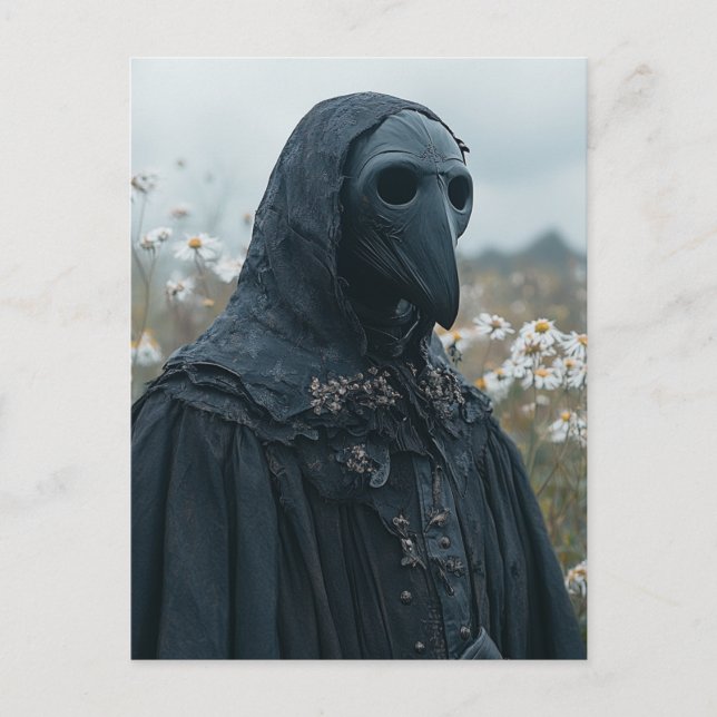 Carte Postale The Scary Plague Doctor in the Meadow (Devant)