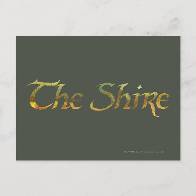 Carte Postale THE SHIRE™ Textured (Devant)