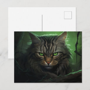 Carte postale The Solitary Forest Cat