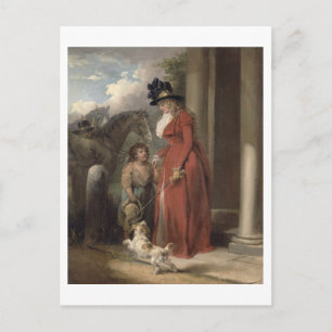 Carte Postale The Squire's Door, c.1790