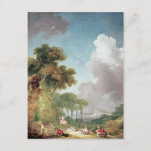 Carte Postale The Swing, c.1765