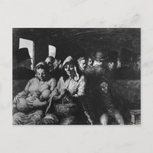 Carte Postale The Third Class Carriage, c.1862-64