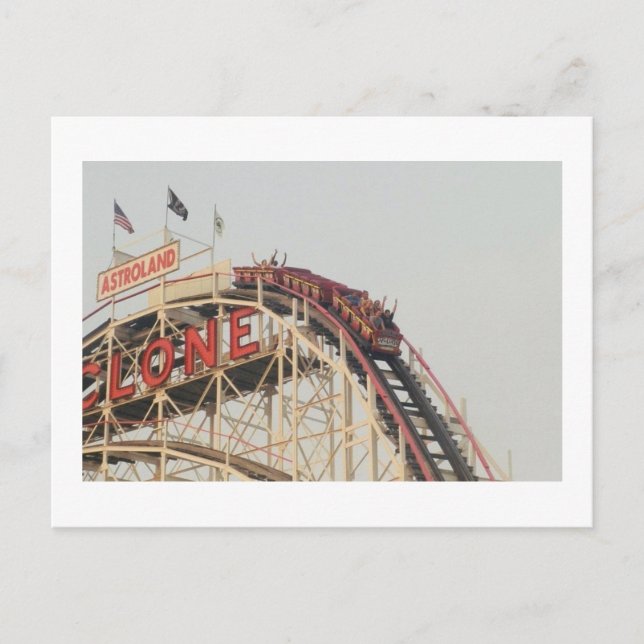 Carte postale 'The View from the Top' (Coney Is.,  (Devant)