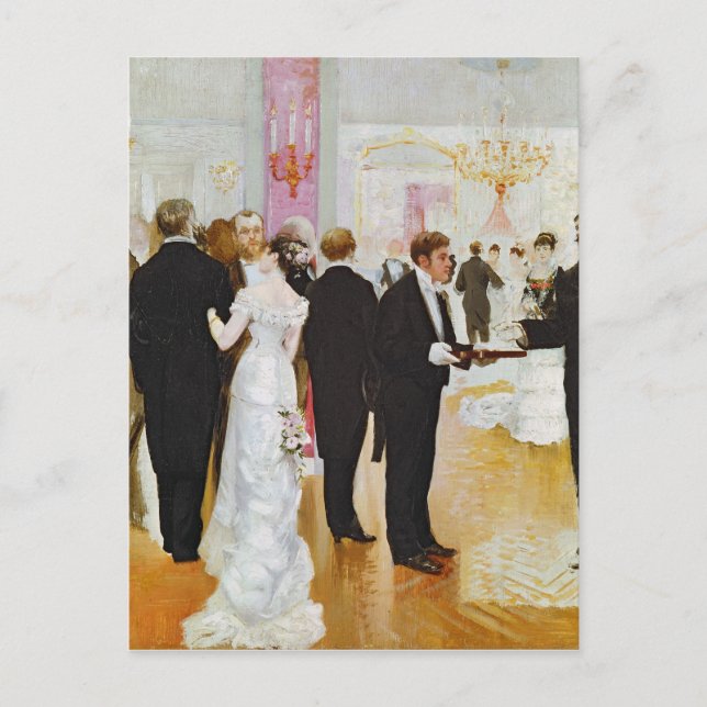 Carte Postale The Wedding Reception, c.1900 (Devant)