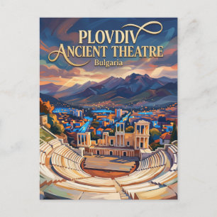 Carte Postale Théâtre antique de Plovdiv Bulgarie