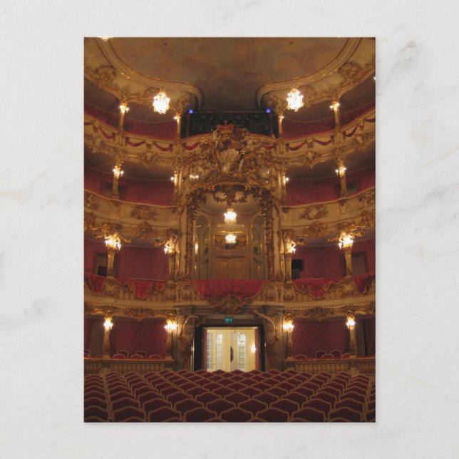 Carte Postale Théâtre Cuvilliers (Devant)