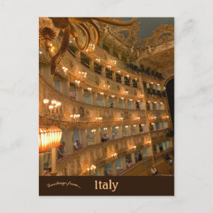 Carte Postale Théâtre La Fenice Venise Italie