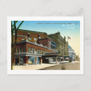 Carte Postale Théâtre Majestic, Buffalo, New York Vintage
