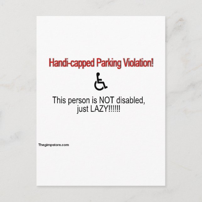 Carte Postale thegimpstore.com (Devant)