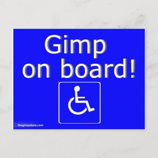Carte Postale thegimpstore.com (Devant)